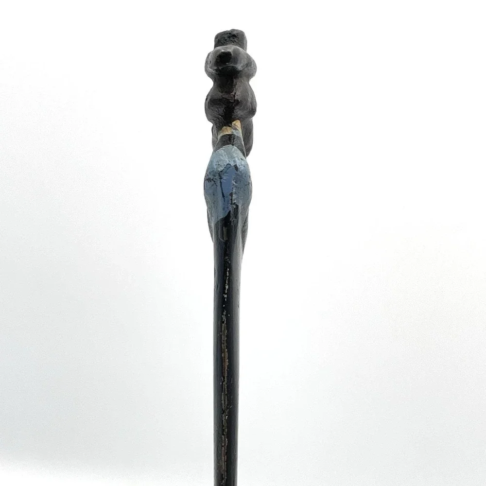 Vintage 1930s Cast Iron Amish Man Letter Opener Figural Folk‎ Art 6